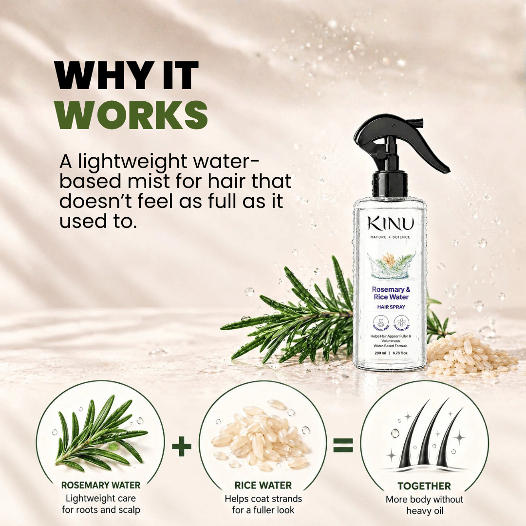 Rosemary & Rice Water Hair Spray